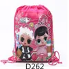 Brand New Cartoon storage bags drawstring backpack kids toys receive package Cute Girls Swimming beach bag