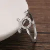 Wholesale- constellations diamonds ring for women luxury diamond zodiac rings s925 silver plated constellation jewelry love gift for gf