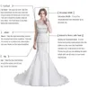 Custom 3/4 Long Sleeves Wedding Dresses 2021 with Pockedts Sweep Train Satin A Line Wedding Bridal Gowns vestidos de novia