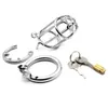 Märke Stainless Steel Male Belt Chastity Cage Fetishism Lock 010 A78
