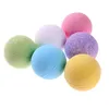 Boule de bombes de bain Bombes de bain bio Boule de sels à bulles Huile essentielle Soulagement du stress Exfoliant Vanille Lavande Rose Saveur Couleurs aléatoires 20g