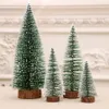 Mini Choinka Mały Cedar Desktop Ornament z LED Lights Sztuczne Mała Sosna na Nowy Rok Dekoracja Home Decoration JK1910