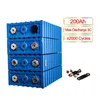 4 pièces/paquets 3.2V 3C 200Ah Lifepo4 Batterie bricolage 12V batterie solaire au Lithium