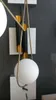 Nordic Glass Ball Hängsmycke Ljus Modern Rund Global Hängande Ljus / Hänglampa Dekorativ Hängande Belysningsarmatur