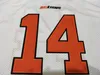 Custom Men Youth Dames Vintage BC Lions # 14 Travis LuLay # 33 Andrew Harris Football Jersey Size S-5XL of Custom Any Name of Number Jersey