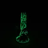 Nieuwe 4 Arms Perc Glazen Beker Bongs Lichtgevende Waterpijpen Rookaccessoires Glow In The Dark