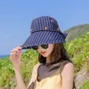 Sombrero de sol para mujer Sombrero de ala ancha Sombreros grandes Gorra de moda Sombrero de playa para el sol de verano
