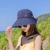 Kvinnor Sun Hat Wide Brim Hat Big Caps Fashion Cap Beach Sommar Sun Hat