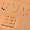 Colliers pendentif ont des timbres populaires 100% 925 boucles d'oreilles en argent 18k doré micro zircon bracelet collier collier bijoux match B0PR