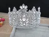 Hot Koop Bridal Crown Rhinestone Wedding Queen Crowns / Tiaras Princess Bruid Hoofpiezen voor bruiloften Verjaardagsfeest Tiara's Gelegenheid