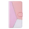 Contrast Color Leather Wallet Cases For Iphone 15 Plus 14 Pro MAX IPhone15 Samsung S23 FE A24 A25 Credit ID Card Slot Holder Cover Fashion Hybrid Hit Book Business Pouch