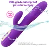 G Spot Dildo Rabbit Vibrator for Women Dual Vibration Silicone Waterproof Female Vagina Clitoris Massager Sex Toys For Women4287369