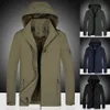 Moda-Ceket Erkekler Su Geçirmez Hoodie Şapka Ayrılabilir Nefes Spor Açık Ceket Bombacı Ceket Jaqueta Masculino Artı Boyutu M-7XL