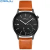 2019 NEW CRRJU Creative Rostfritt stål Mens Klockor Top Märke Luxury Sports Quartz Armbandsur Klocka Man Present Relogio Masculino