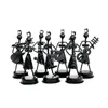 1PC Mini Iron Music Band Modelo Músicas em miniatura Figuras Artes Decorações de artesanato Party Gift Favor Random Design14334250