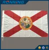 أعلام 3x5ft فلوريدا لافتات عالية الجودة 80٪ ينزف الطباعة الرقمية معلق الطائر ترويج في الهواء الطلق استخدام في الأماكن المغلقة، وانخفاض الشحن