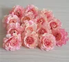 Autumn azalea flower simulation small tea rose head wedding wrist flower making European peony flower head 100pcs/lot Y016