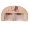 Wooden Hair Comb Natural Hairbrush Peach Wood Hair Brush Beard Pocket Combs Brushes Styling Tool