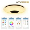 WiFi Ceiling Lamp with Bluetooth Speaker,Dimmable, Multicolor,APP Control & Remote Controller,60W Smart Ceiling Light(WiFi+Bluetooth Speaker