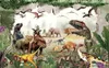 CCustom Any Size 3D Wallpaper Ancient Dinosaur Kingdom 3D Children's Room TV Background Wall Decoration Mural Wallpaper