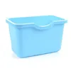 Luluhut Plastikowy Pudełko Przechowywanie Kuchenne Przenośne Mini Trash Bin Desktop Kuchnia Kuchnia Na śmieci Organizator Szafka Wiszące
