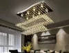 Nowe nowoczesne lampki sufitowe kryształowe do salonu sypialni powierzchnia światła sufitowa LED Nablocje de Cristal 110-220 V Myy