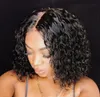 Hot Fryzura Krótkie Bob Wave Peruki Kobiety African American Symulacja Ludzki Włosy Krótki Bob Curly Wig W magazynie