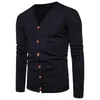 Marca cardigan camisola homens 2020 coreano moda cor sólida malha Único casaco breasted homens hip hop streetwear puxar homme