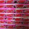 100pcs/lot professional 4M Dance Ribbons Gym Rhythmic Gymnastics Rod Art Ballet Twirling Sticks Pink handle