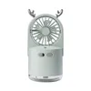 Deer Spray Fan Indoor Cute Creative Desktop Nawilżanie Uzupełnienie Akumulator Mini Electric Wentylator DHL za darmo