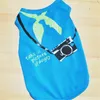 Puppy Dog Camera Printed Summer Vest Pet Dog Summer Cool Clothing Small Dogs Vest Camera Printed Apparel Puppies Summer Vest