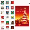 Christmas Garden Flag Santa Claus Snowman Banner Snowflake Winter Happy Festival Household Hanging Flag 30*45 cm 34 styles