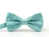 Gravatas borboleta 39 cores 12*6 cm Ajuste a fivela cor sólida bowknot Gravata ocupacional para presente de natal Gravata grátis