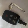 Coque de remplacement pour clé de voiture à 5 boutons, boîtier Fob avec insertion de lame non coupée pour carte intelligente C30 C70 V50 V40 5265702