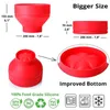 Silicone pipoca Bacia Criador tigela de microondas seguro Popcorn Início Microwaveable Bakingwares Bucket