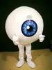 high quality Real Pictures eye pupil mascot costume anime costumes advertising mascotte Adult Size factory direct free shipping