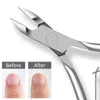 Nagel Toenail nagelband Nipper Trimning av rostfritt stål Professionell nagel Clipper Cutter Cuticle SCISSOR -tång Manikyrverktyg HH2231605