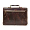 Men Briefcase Bag Crazy Horse Leather Man Handbag Genuine Cow Leather Messenger Bags Male Laptop Business Office Shoulder bag6593354