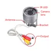 1.2G CCTV Camera 30 LED IR Night Vision Outdoor Wireless CMOS Camera AudioVideo Receiver - EU Plug PAL