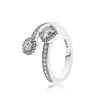 女性のための新しい20スタイルPandoraちょう結婚指輪のための結婚指輪のための新しい20ヨーロッパのオリジナルブランドの婚約925シルバーリングファッションジュエリーギフト