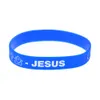1PC Love Sad Pray Jesus Silicone Rubber Bracelet Soft And Flexible no Genden Religious Faith Jewelry