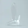 Bottiglia di disinfettante per le mani da 50 ml Bottiglia vuota riutilizzabile con alcol con gancio per portachiavi Plastica trasparente trasparente Spedizione gratuita