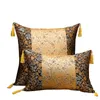 Federa per cuscino in raso di seta jacquard patchwork Decorazioni per la casa Federa per cuscino rettangolare Federa per cuscino in stile classico cinese