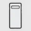 60 pcs Usine Prix de Gros pour 2D Sublimation Blanc Téléphone Cas Dur PC Couverture Arrière pour Samsung S10 S10 Plus avec Feuille D'aluminium
