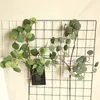 INS simulation Ginkgo Green leaves fake plants decoration jungle accessories wedding arrangements artificial green wall