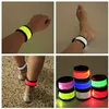 PROFICE LED Gadget Wristband Sport Slap Slap Bands Light Flash Bransoletka Glowng Armband na imprezę koncertową opaskę w Xmas Halloween