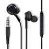 Dla Samsung Galaxy S8 S8 Plus In Ear Wired zestaw słuchawkowy stereo dźwięku słuchawki słuchawki sterowania woluminami z pakietem detalicznym