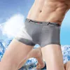 Boxers en mailles respirantes culotte de culotte de glace de glace à la soie modale sous-vêtements saigneux slip