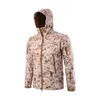 Jaktjackor ESDY Märke Kläder Mäns Camouflage Soft Shell Jacket Army Tactical Multicam Male Windbreakers1