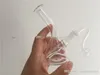2pcs 10 milímetros Feminino de vidro copo Bongos Mini dab plataformas petrolíferas Dab taça de água Bong mini-queimador de óleo bong para fumar com tubo queimador de óleo de vidro